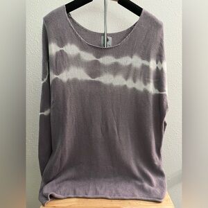 Purple and White Sweater